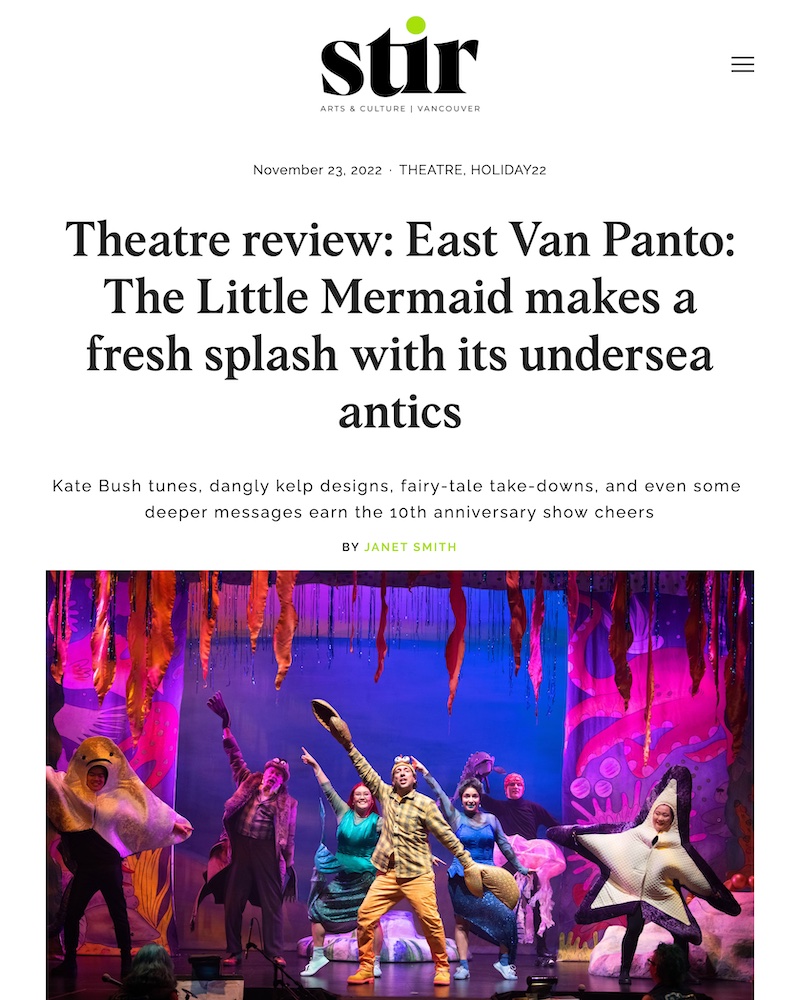 Theatre review: East Van Panto: The Little Mermaid makes a fresh splash with its undersea antics, featuring Sonja Bennett