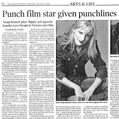 Punch, featuring Sonja Bennett